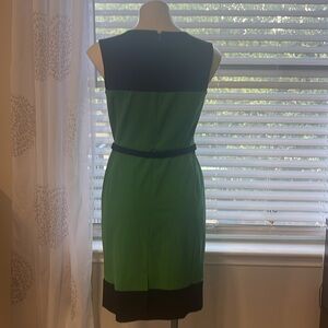 NEW YORK & COMPANY GREEN & BLACK DRESS